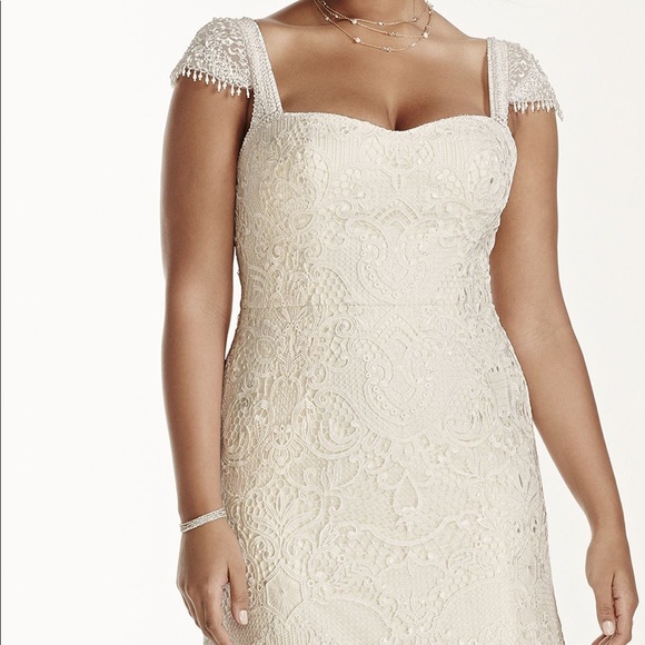 Melissa Sweet Dresses & Skirts - Melissa Sweet Vintage Lace Ivory Wedding Dress 16